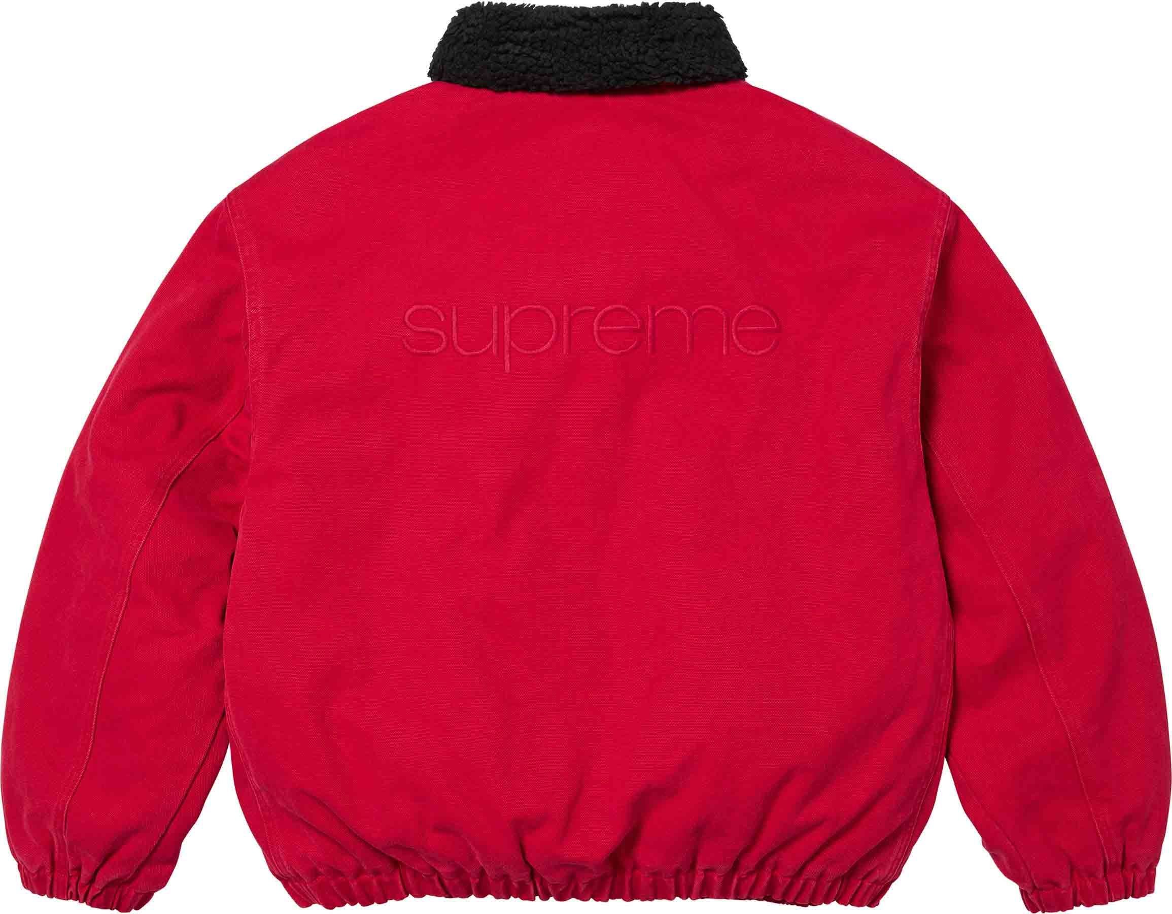 Faux Shearling Lined Bomber Jacket view 10